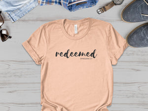 "Redeemed" Shirt- Ladies' Apparel